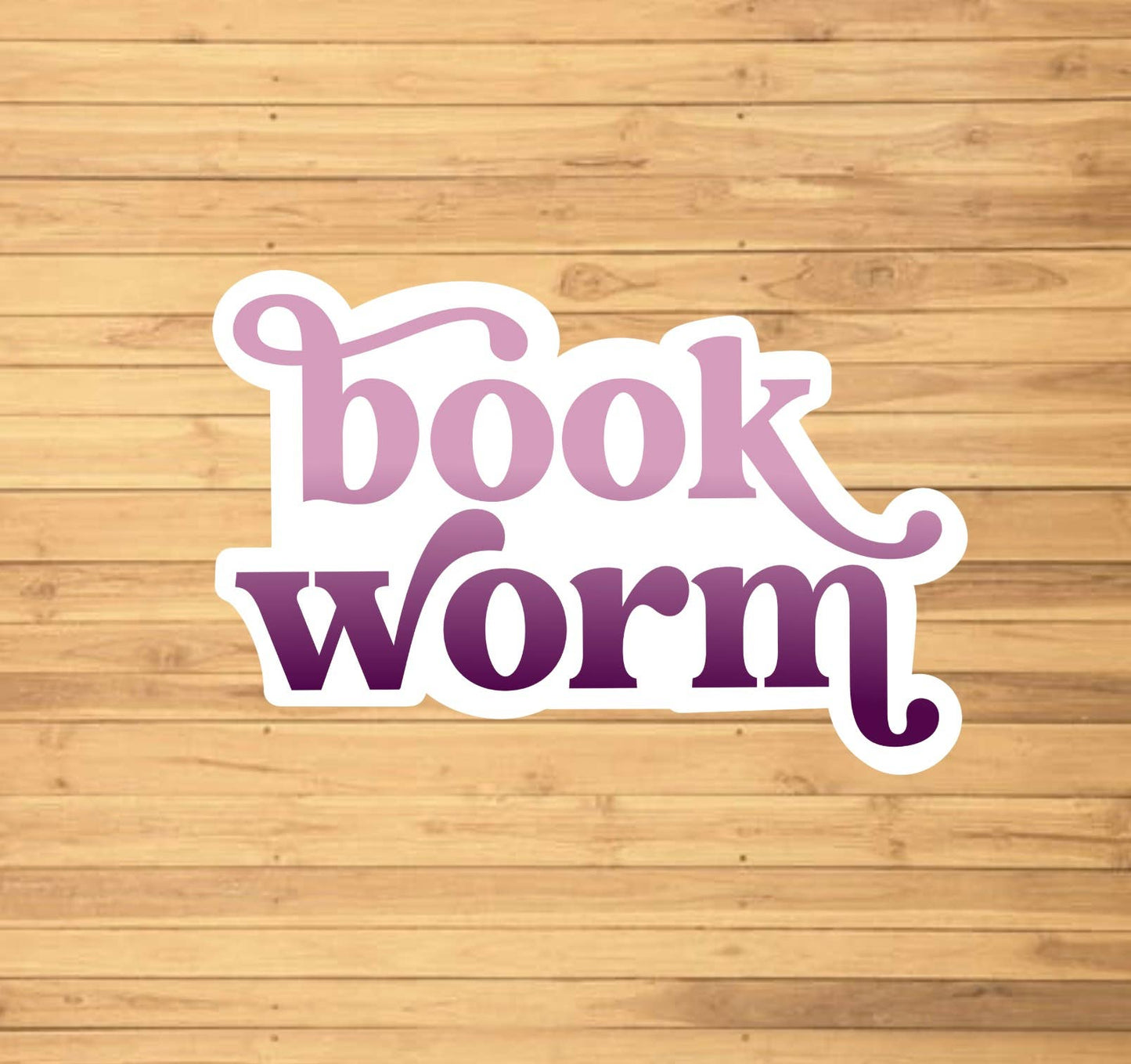 Bookworm Sticker
