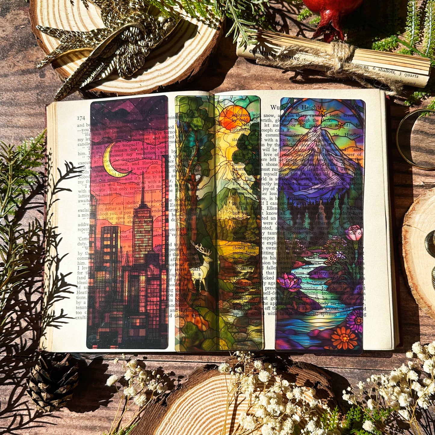 Velaris  (ACOTAR) Stained Glass Bookmarks