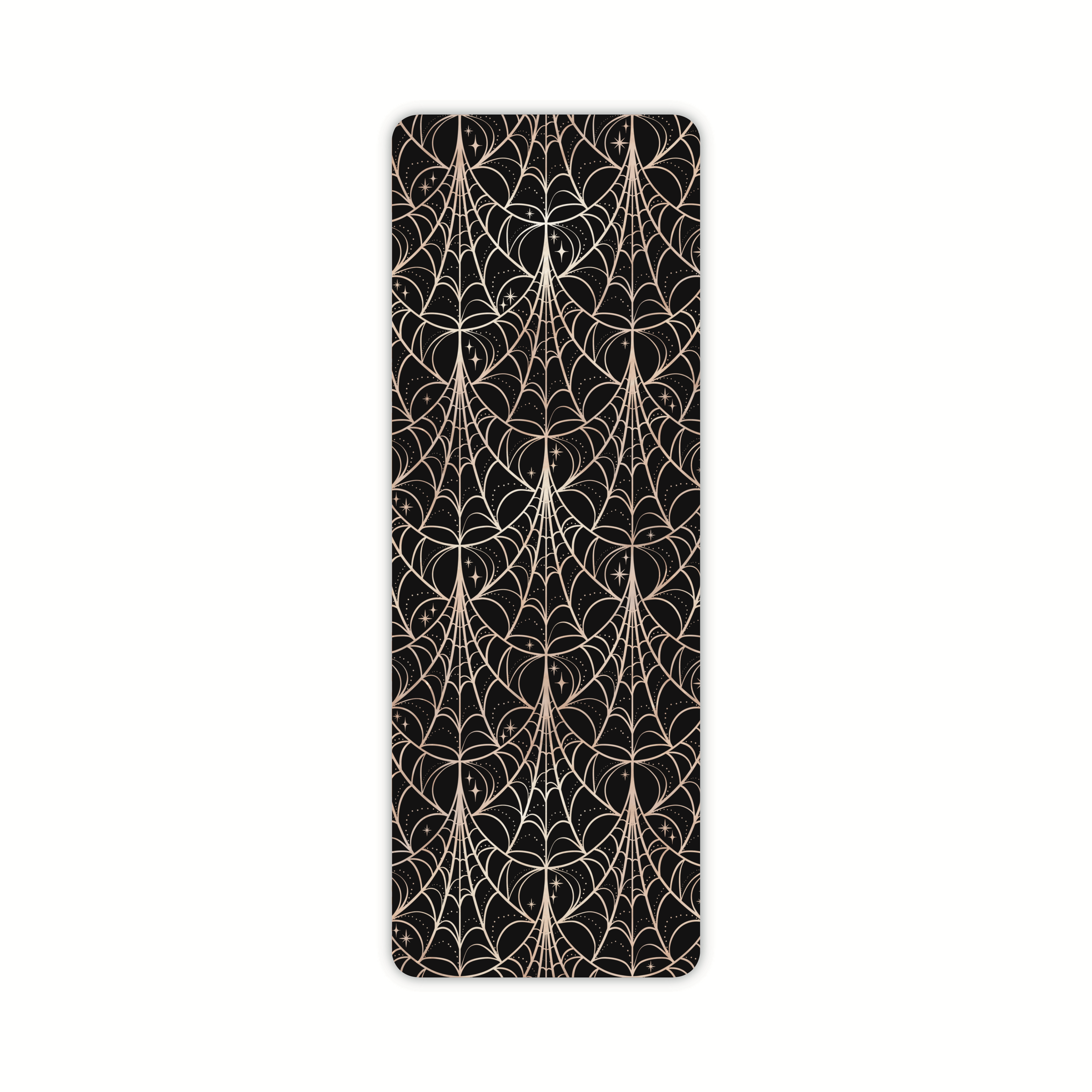 Spooky Spiderweb Nouveau Halloween Foil Bookmark