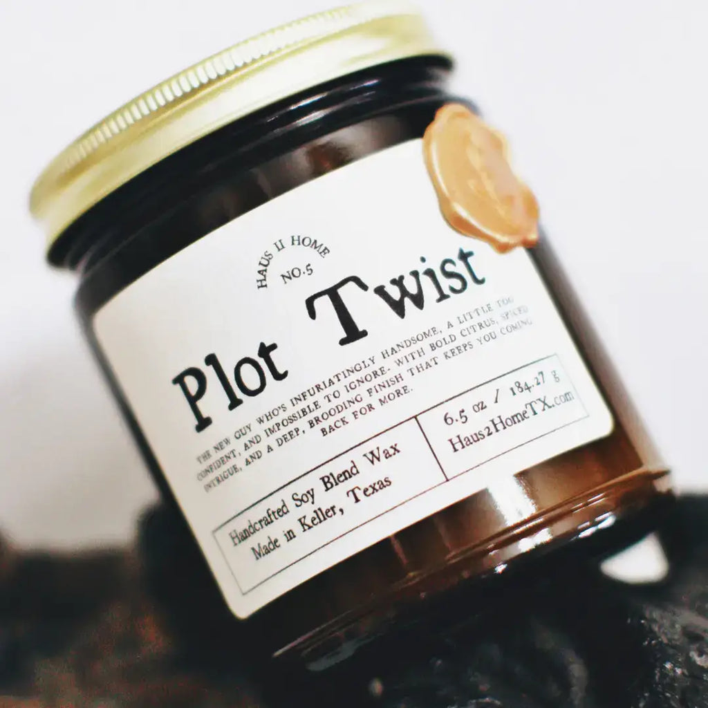 Hand-Poured Candle - Plot Twist