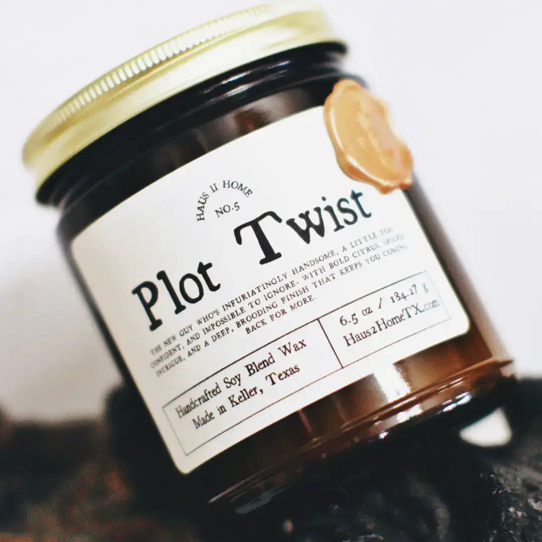 Hand-Poured Candle - Plot Twist