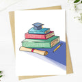 "A chapter completed" Books Graduation Card