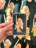 Fire Heart Aelin Tarot Card Sticker