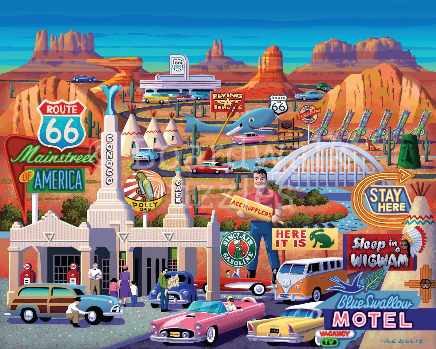 Route 66 - 1000 Piece