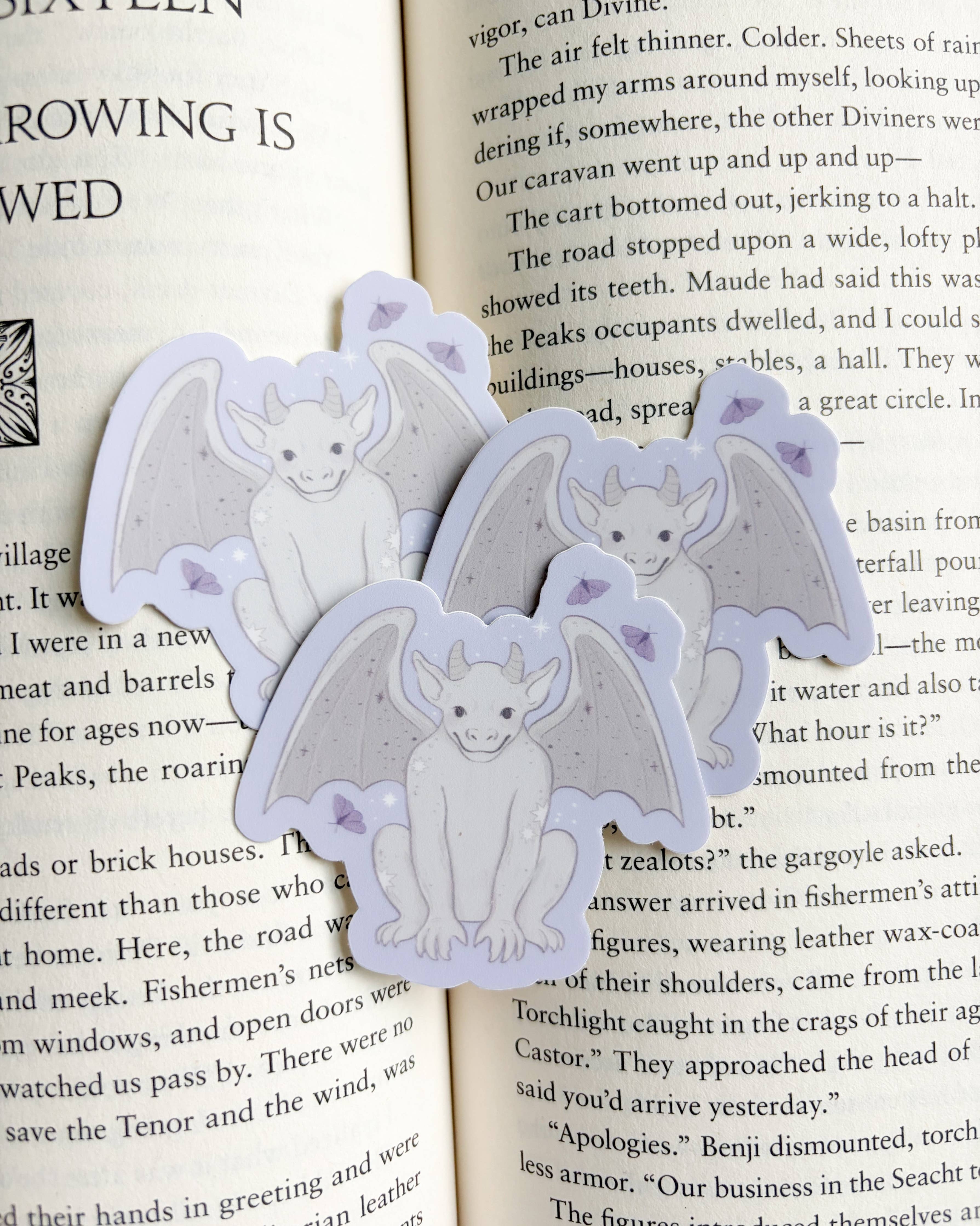 Bartholomew Gargoyle and Moths Sticker