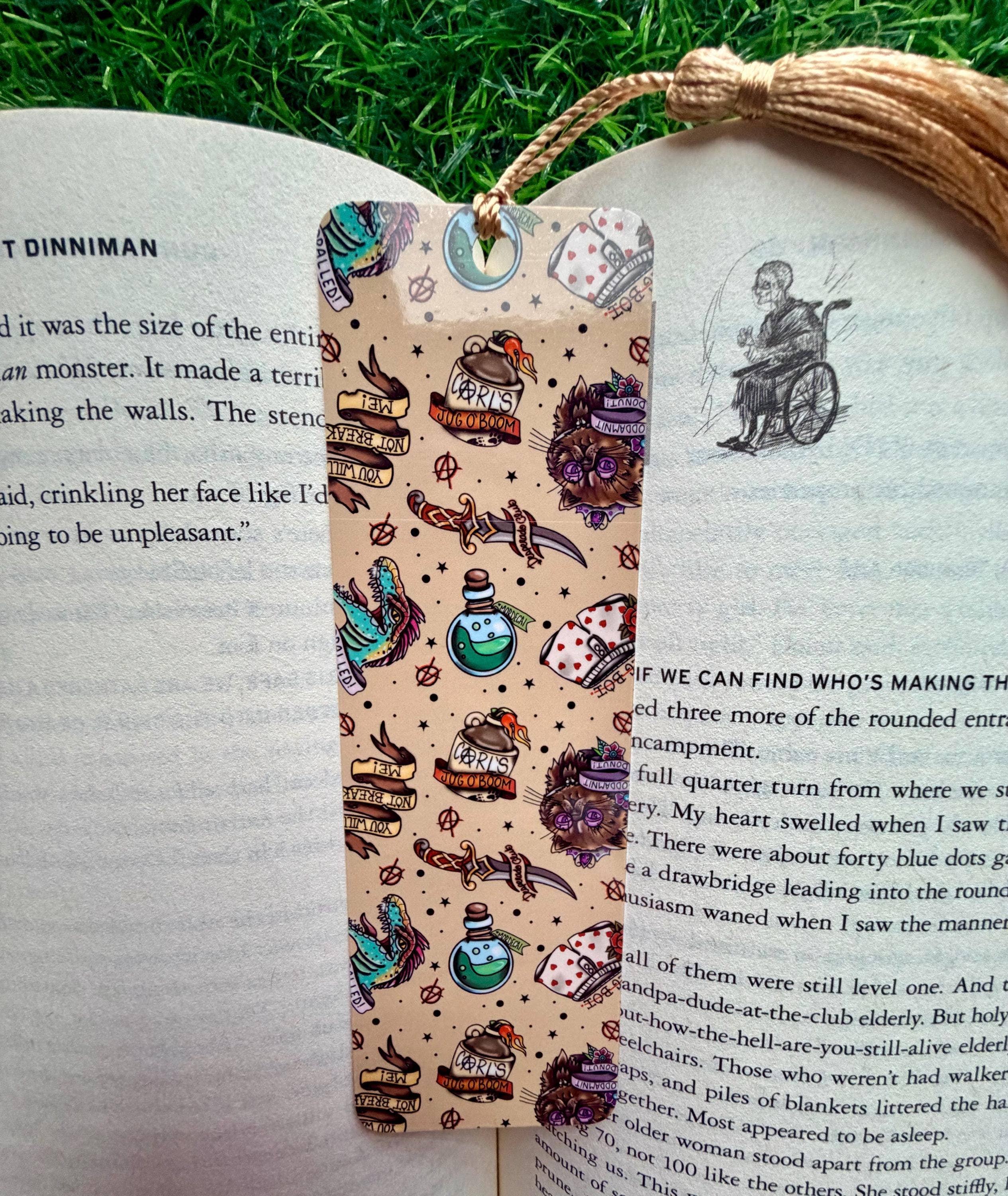 Dungeon Crawler Carl Tattoo Flash Bookmark