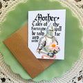 Medieval Knight Flower Card For Mom’s Birthday 