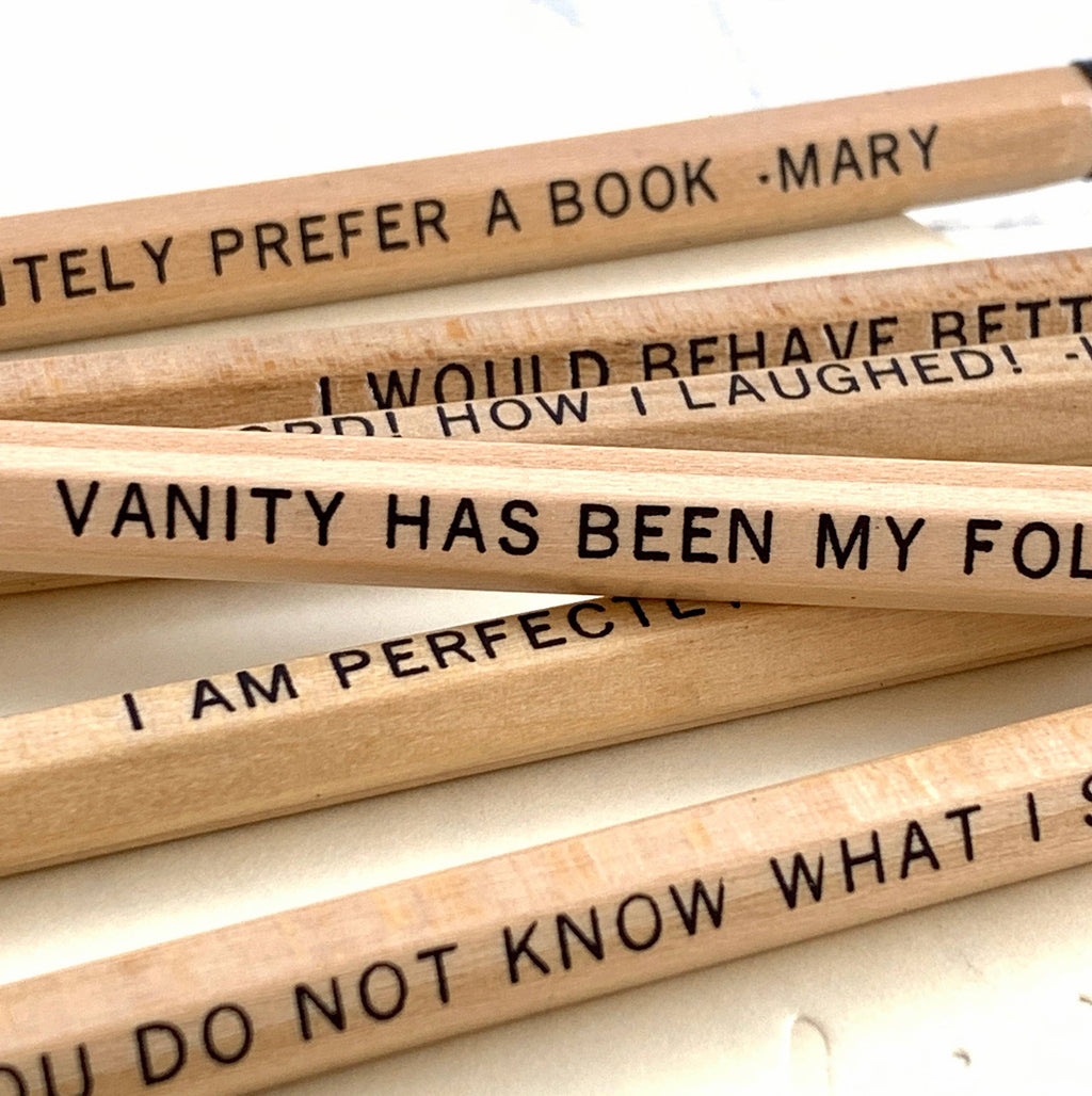 Pride and Prejudice The Bennets Quote Pencils