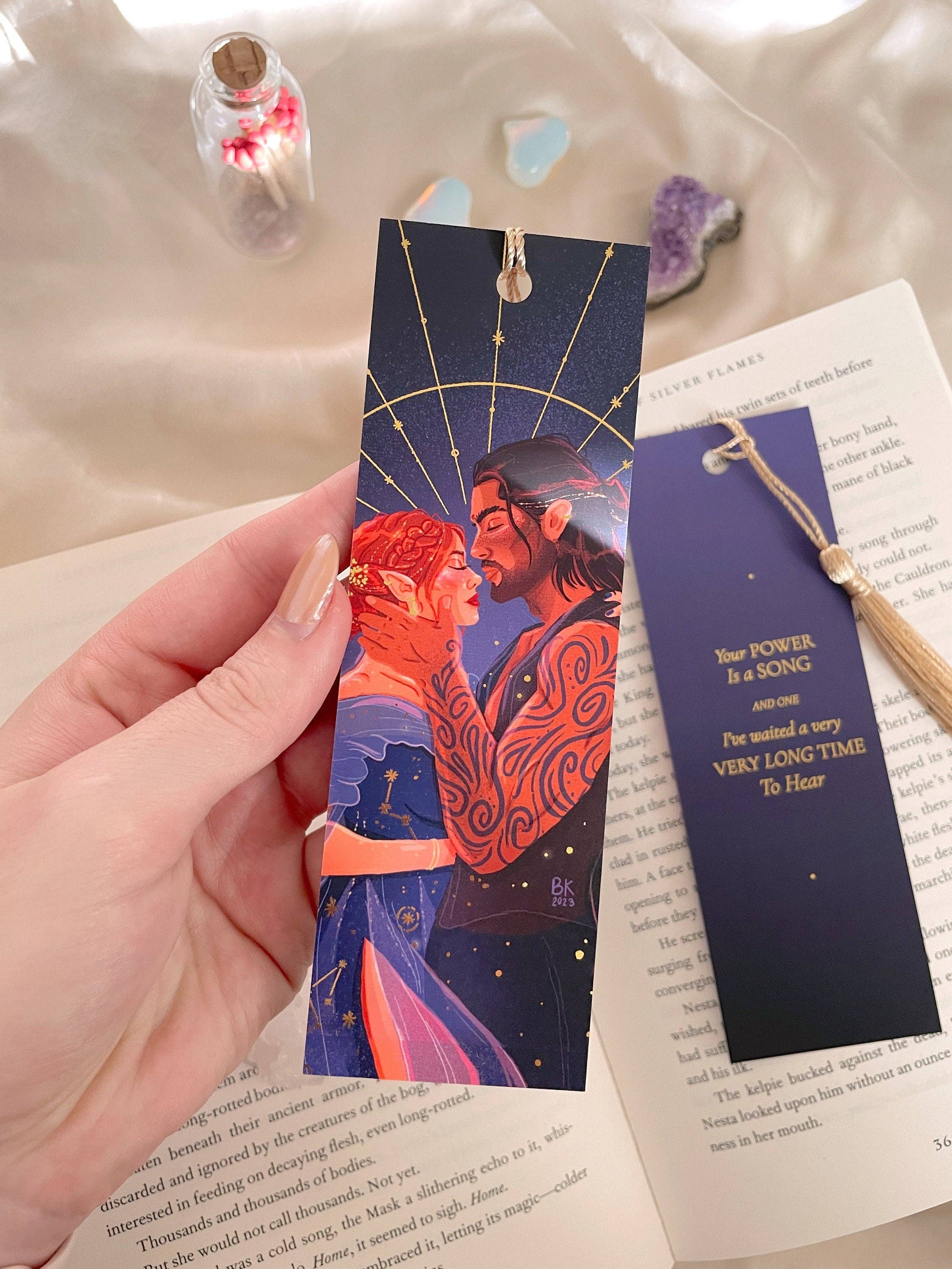 Nesta & Cassian *Gold Foil* Bookmark
