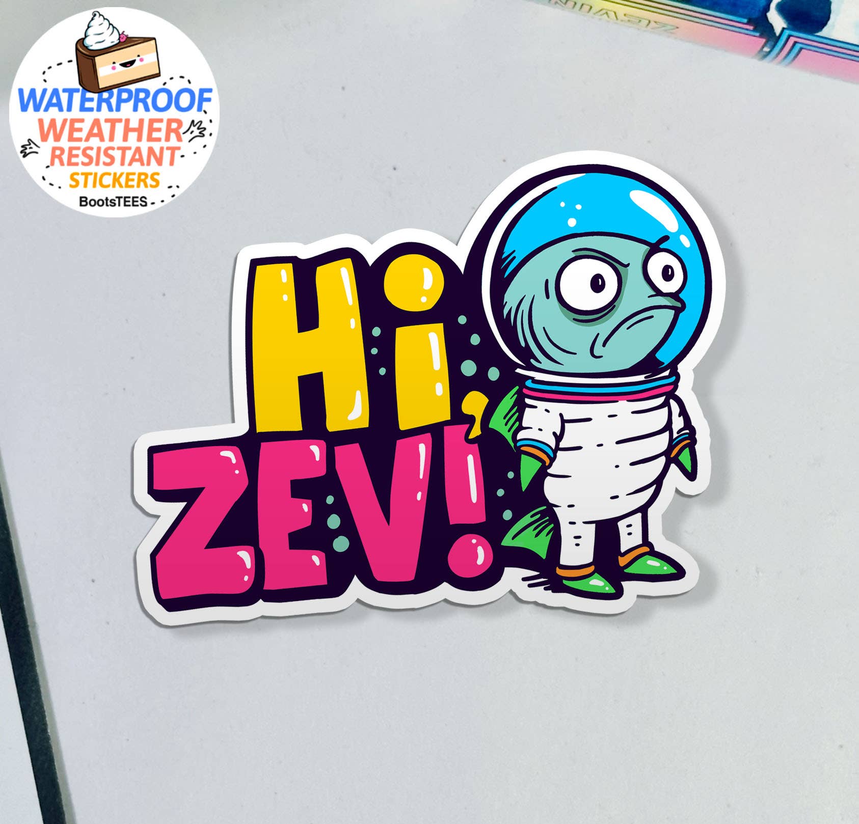 Dungeon Crawler Carl Quote Stickers 3" Hi Zev, Samantha, DCC