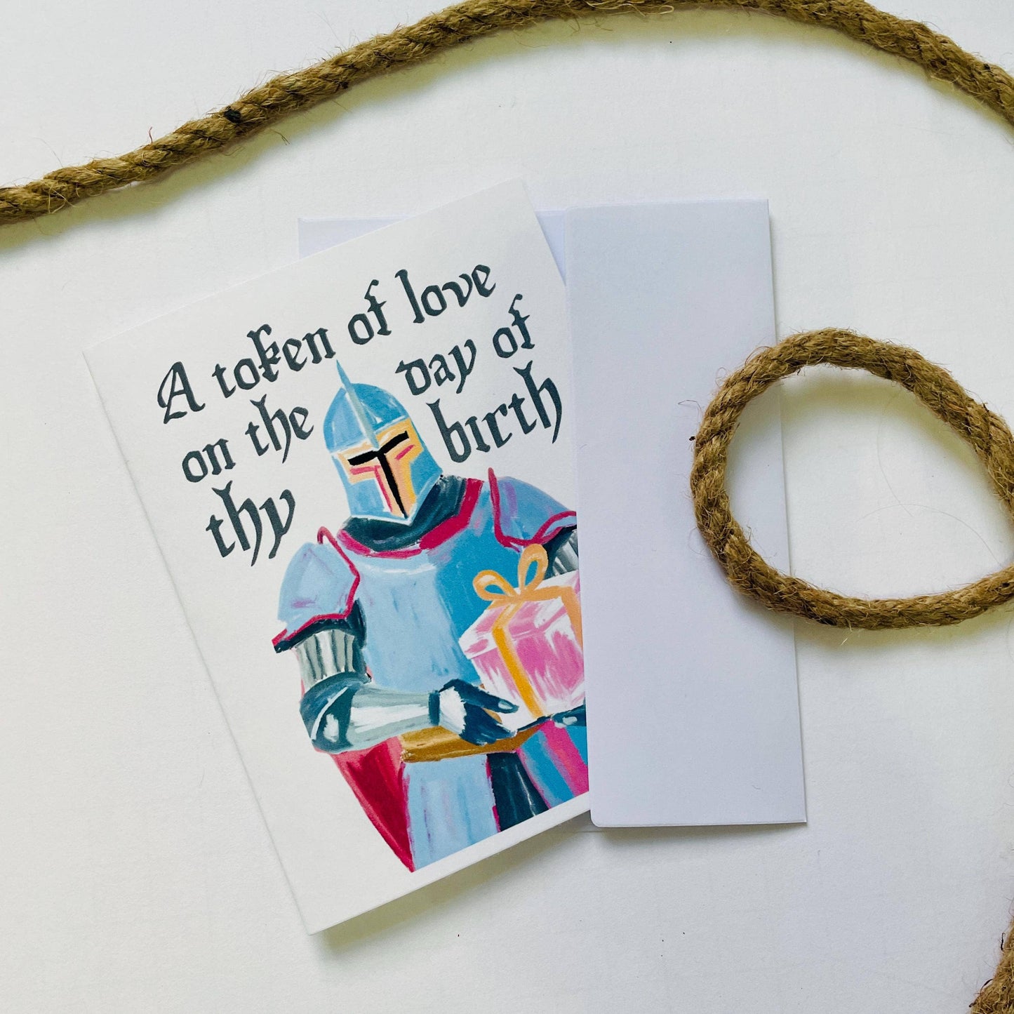 Medieval & Renaissance Role-Playing Birthday Card