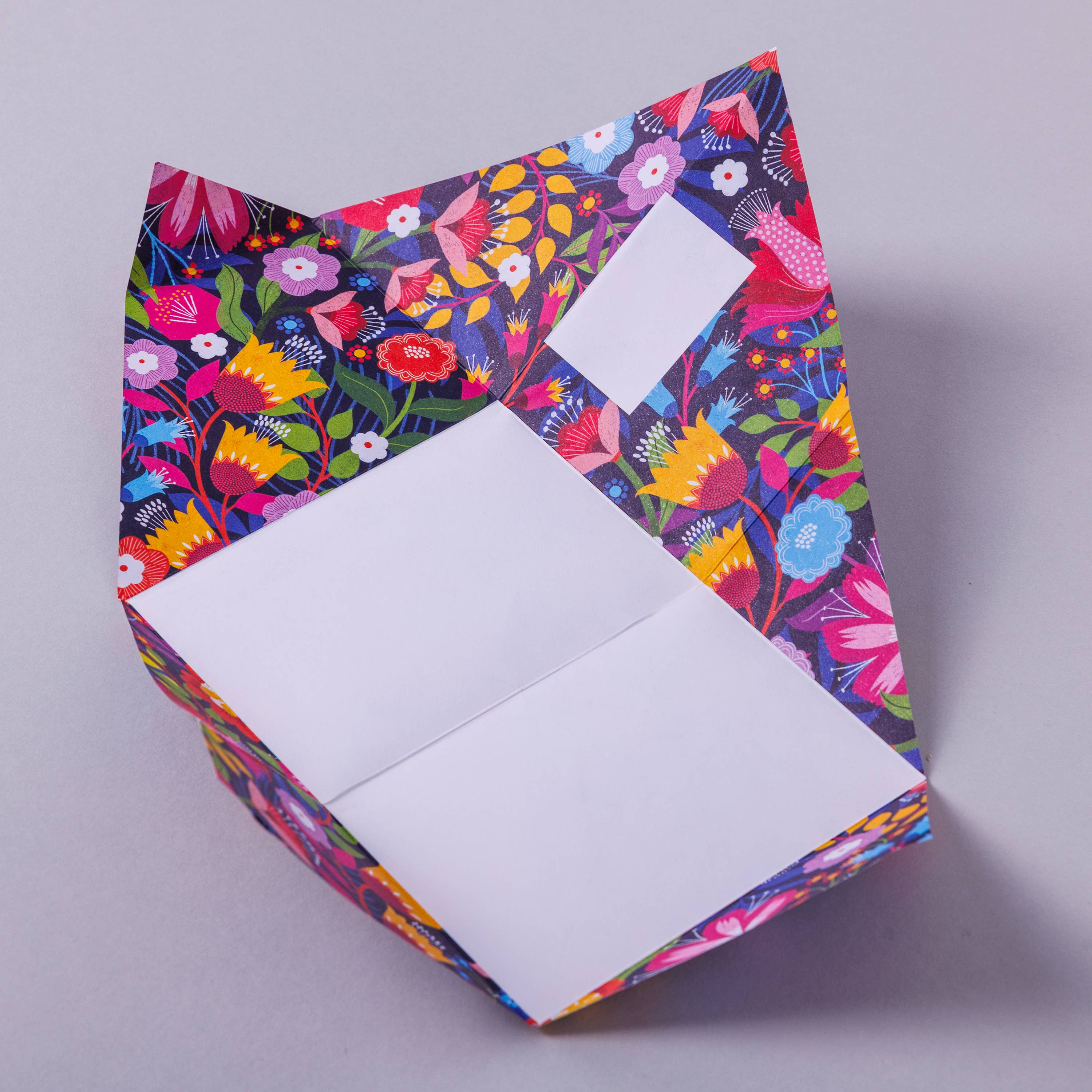 Floral Fantasia Pigeon, Botanical Folding Letters, Pack of 6