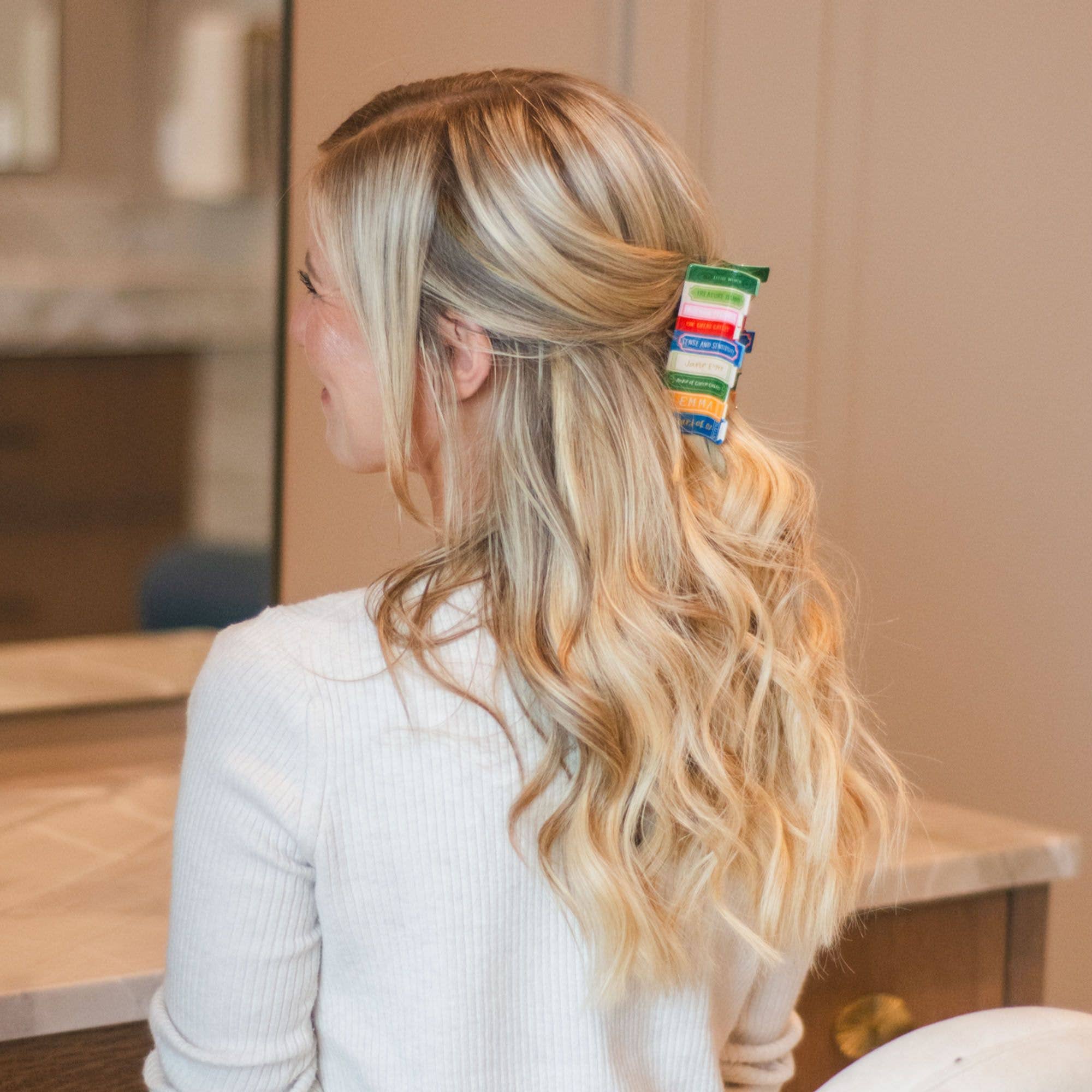 Classic Books Claw Hair Clip
