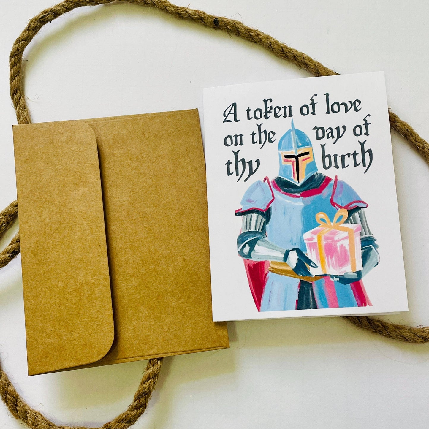 Medieval & Renaissance Role-Playing Birthday Card