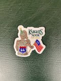 Knight's Nook 2-Year Anniversary Sticker
