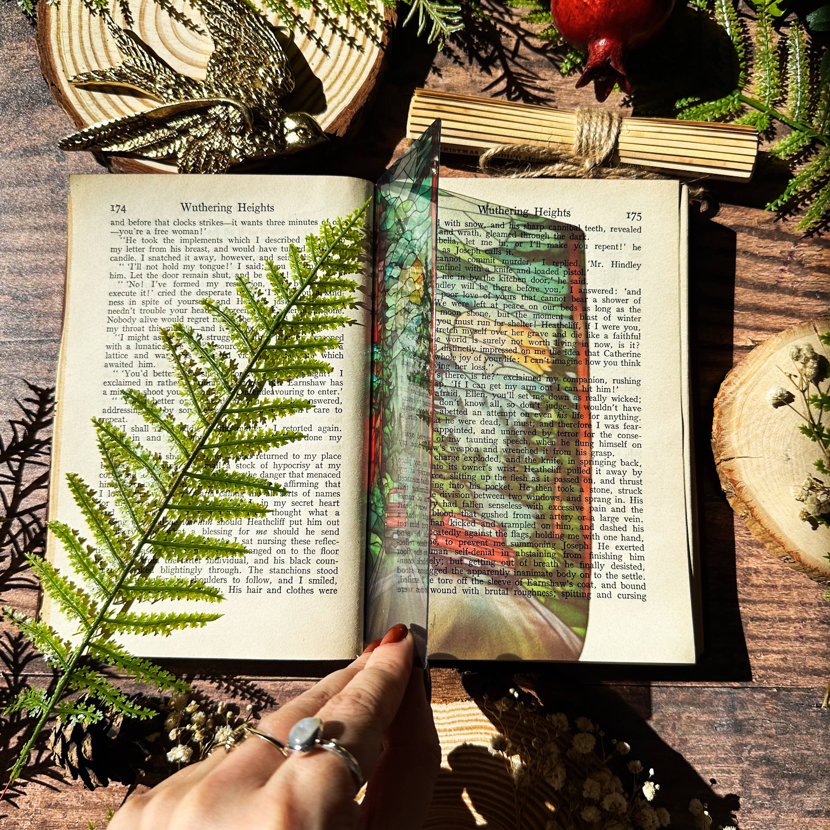 Red Truck Stained Glass Bookmarks