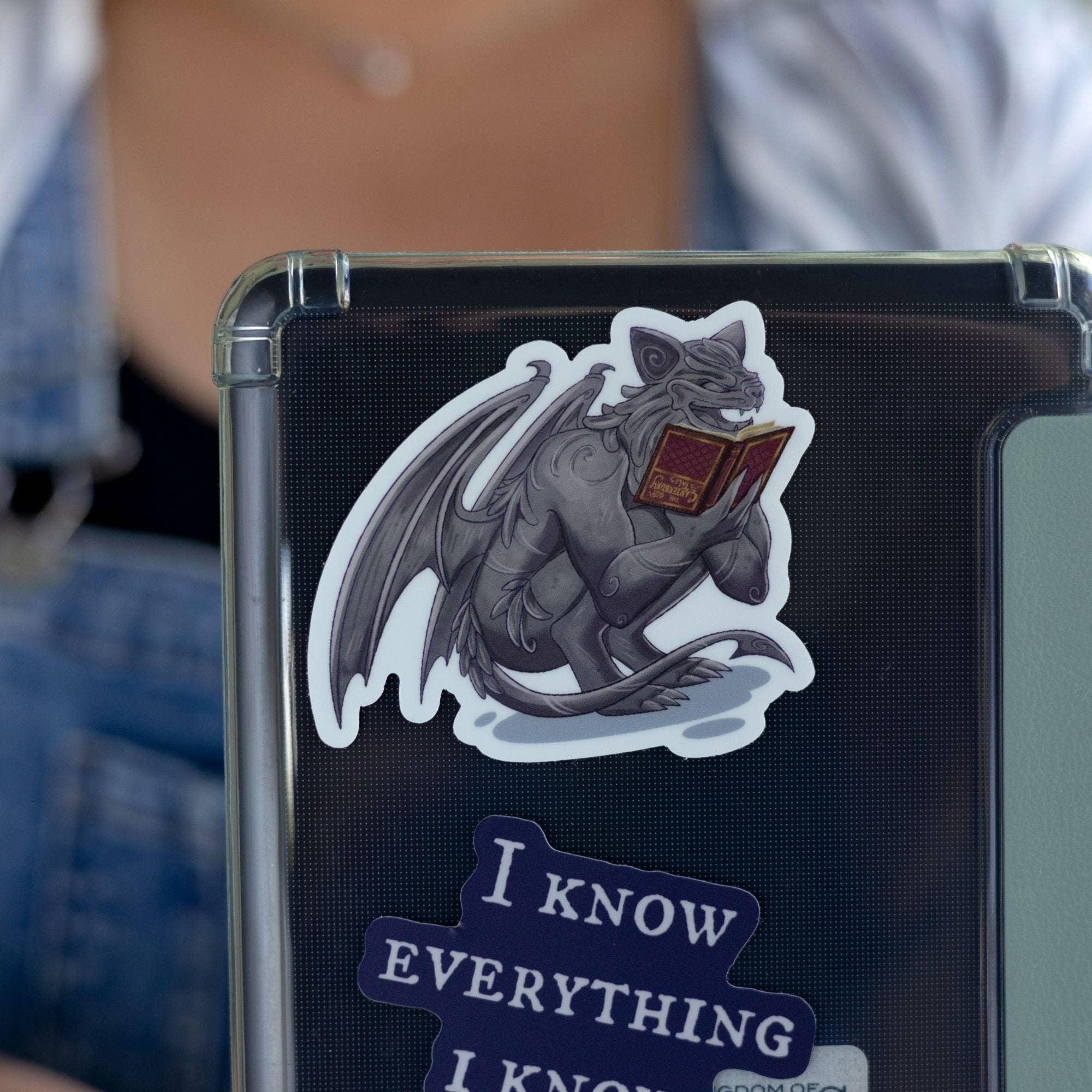 Bartholomew & His Book Sticker | The Knight and the Moth