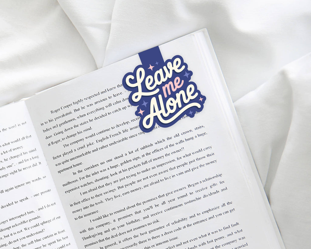 Magnetic Bookmarks, Antisocial Reading - Leave Me Alone