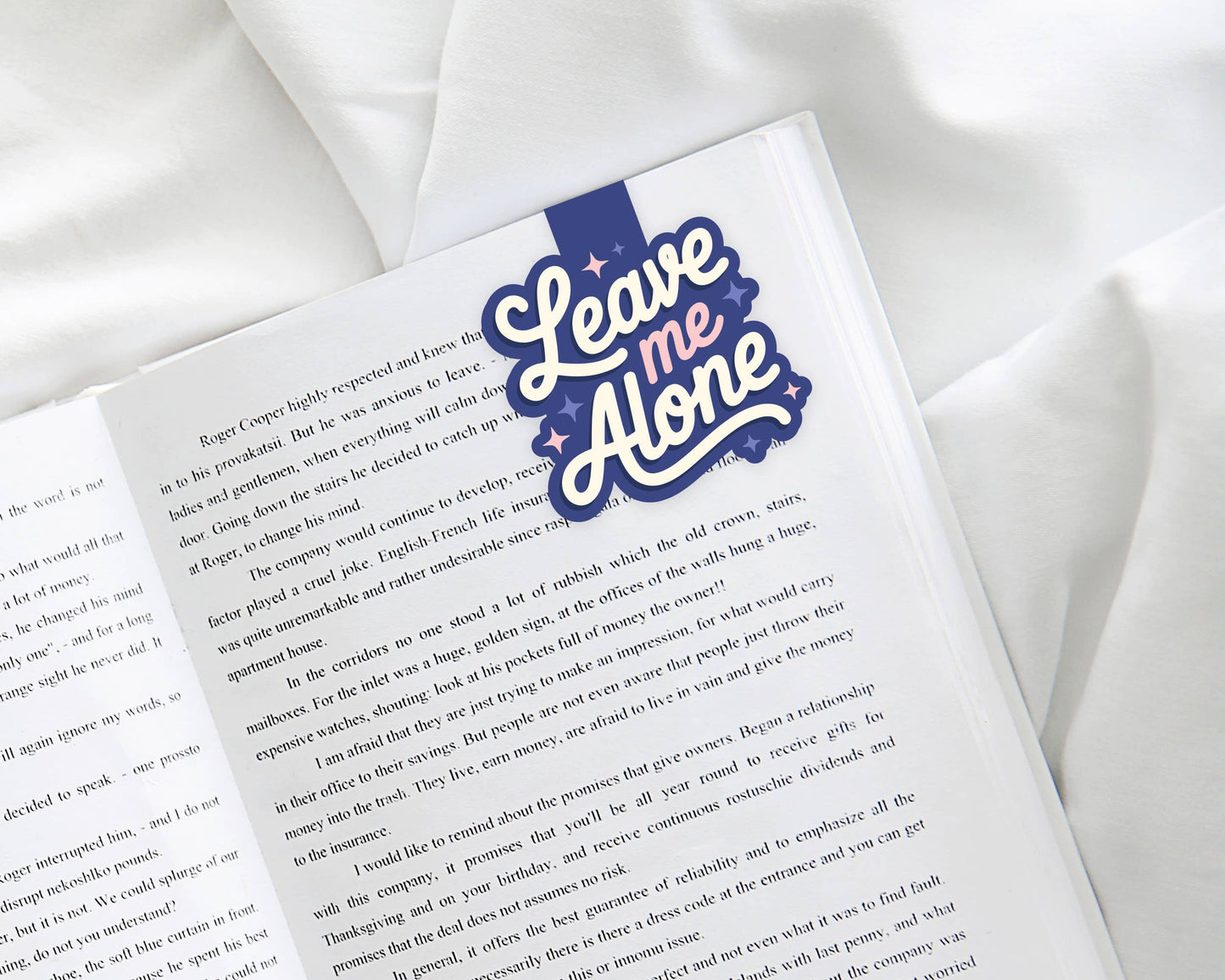 Magnetic Bookmarks, Antisocial Reading - Leave Me Alone