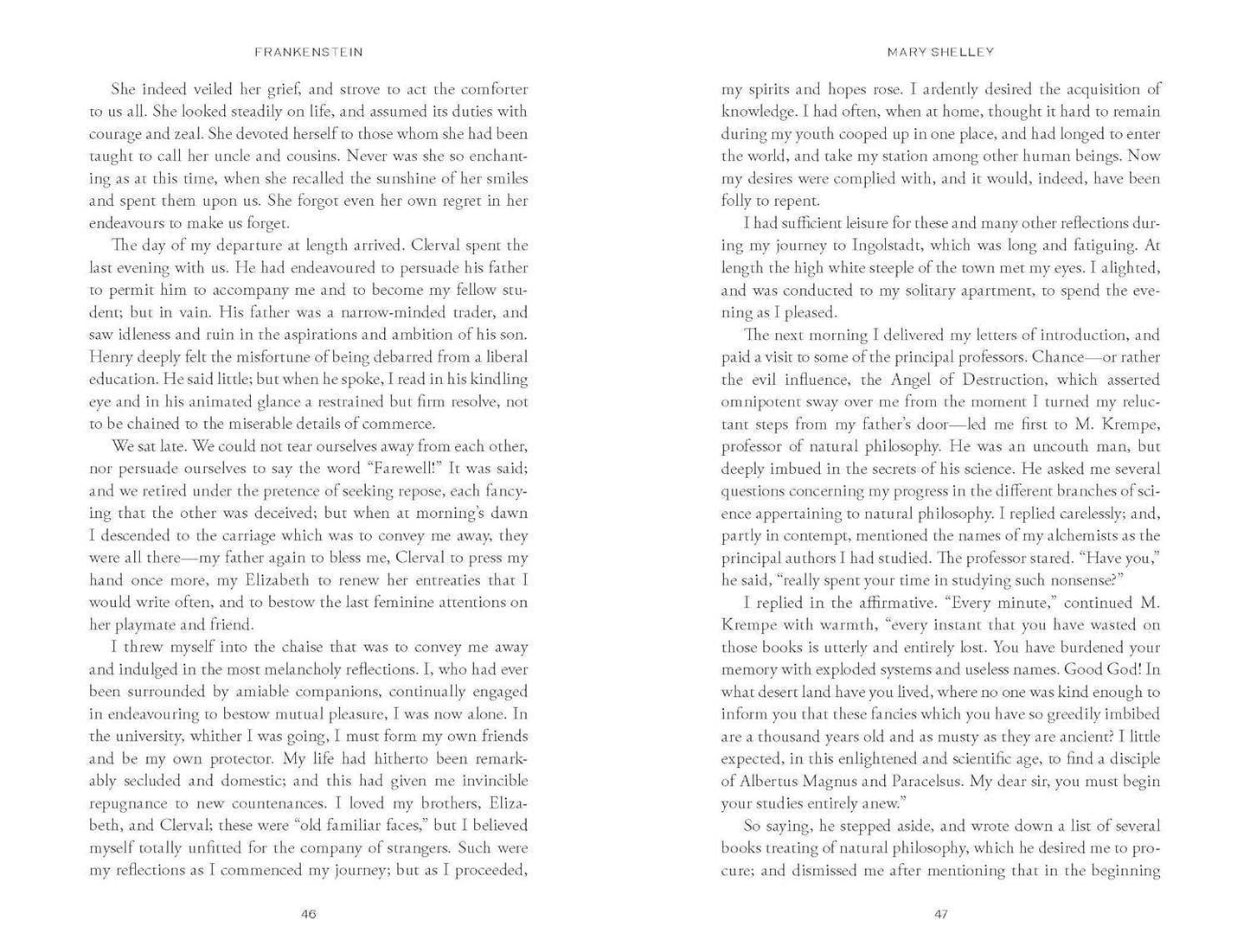 Frankenstein by Mary Shelley