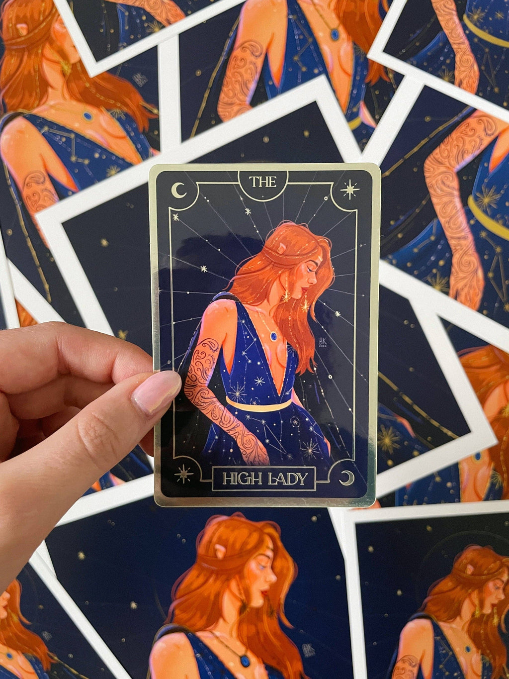 High Lady Feyre Tarot Card Sticker