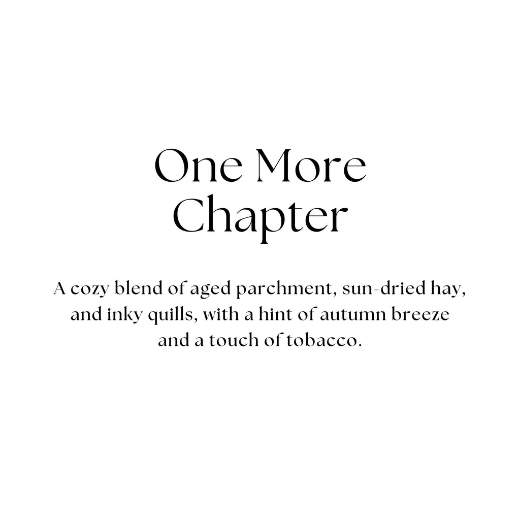 Hand-Poured Candle - One More Chapter