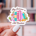 My Summer Is Booked Sticker | Summer Reader