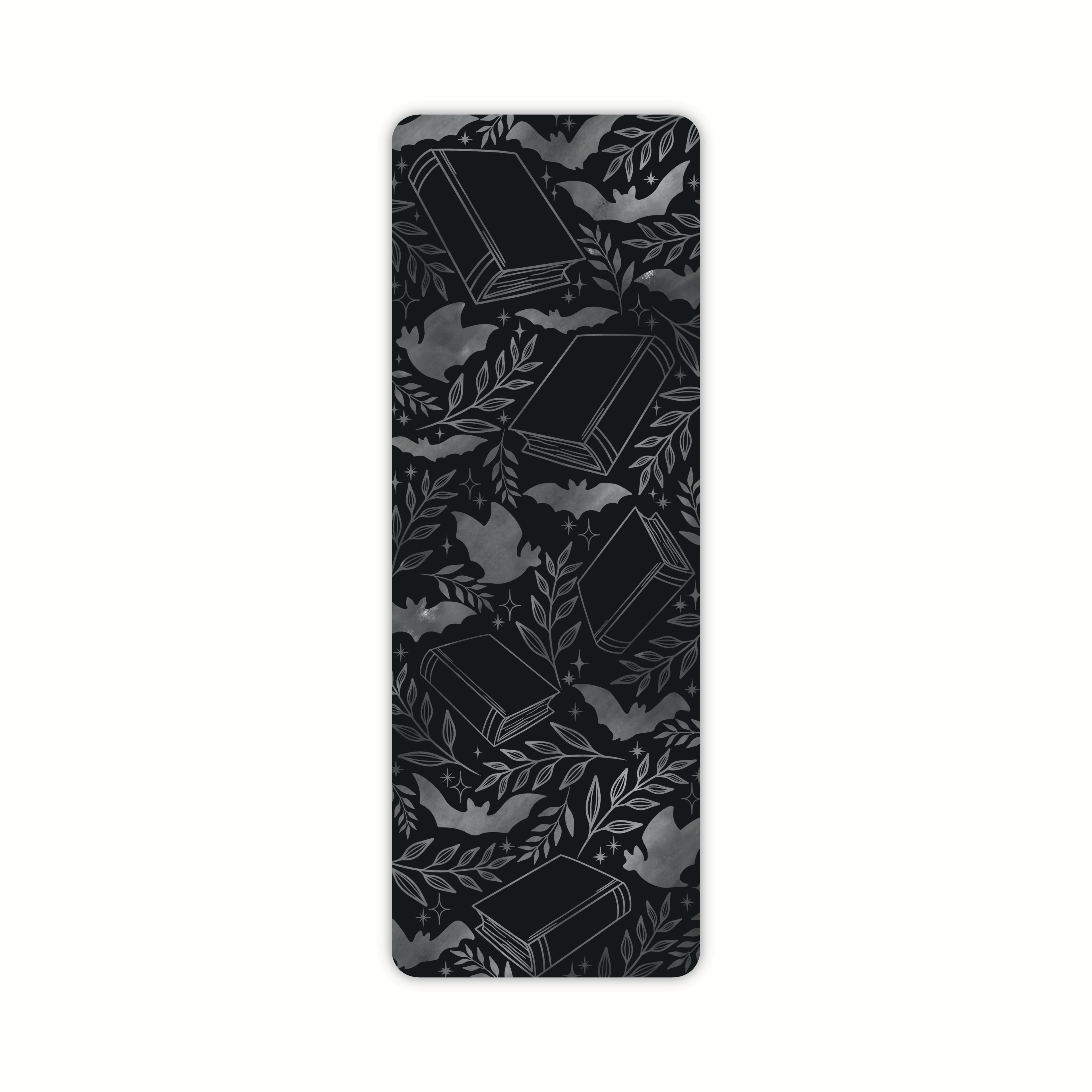 Spooky Bats & Books Halloween Foil Bookmark
