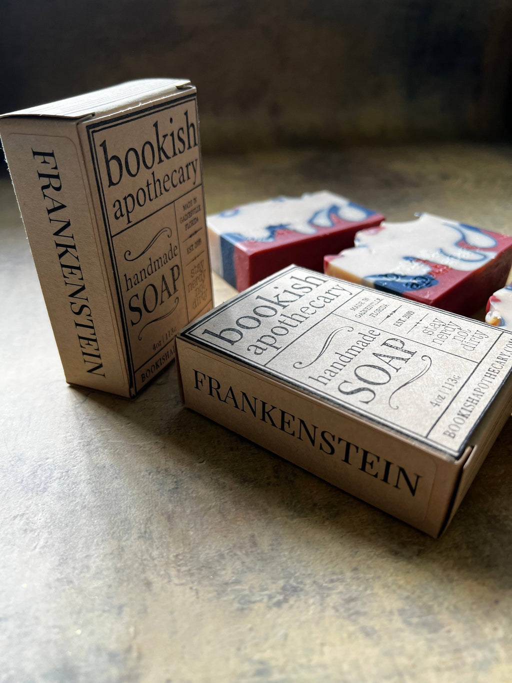 Frankenstein Book Lover Handmade Soap