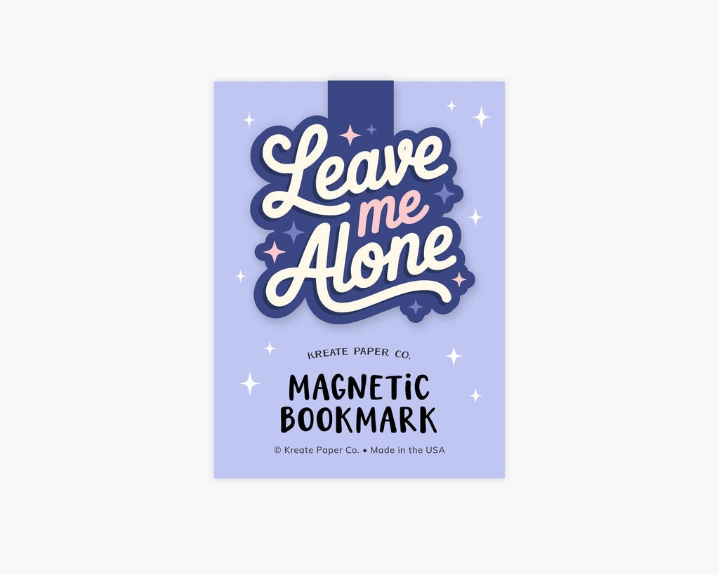 Magnetic Bookmarks, Antisocial Reading - Leave Me Alone