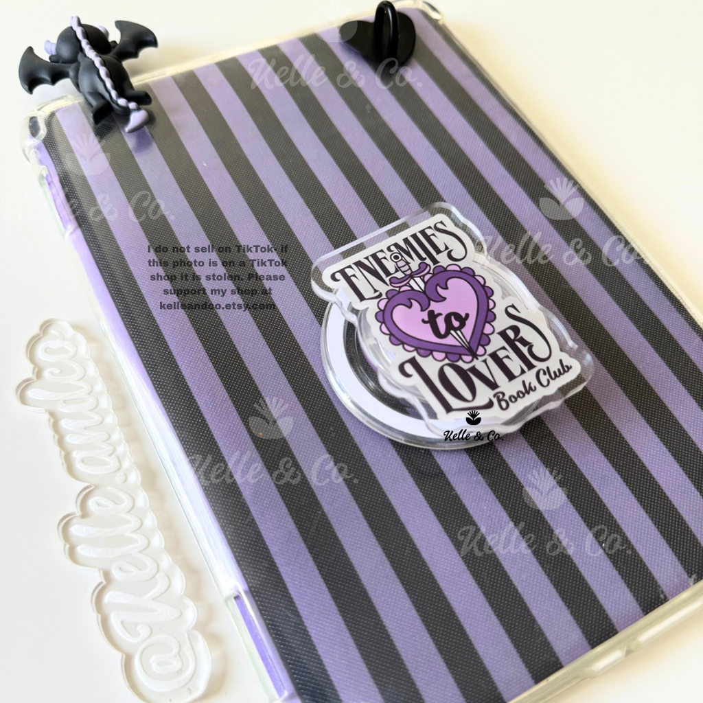 Enemies to lovers MagSafe kindle grip | book lover gifts