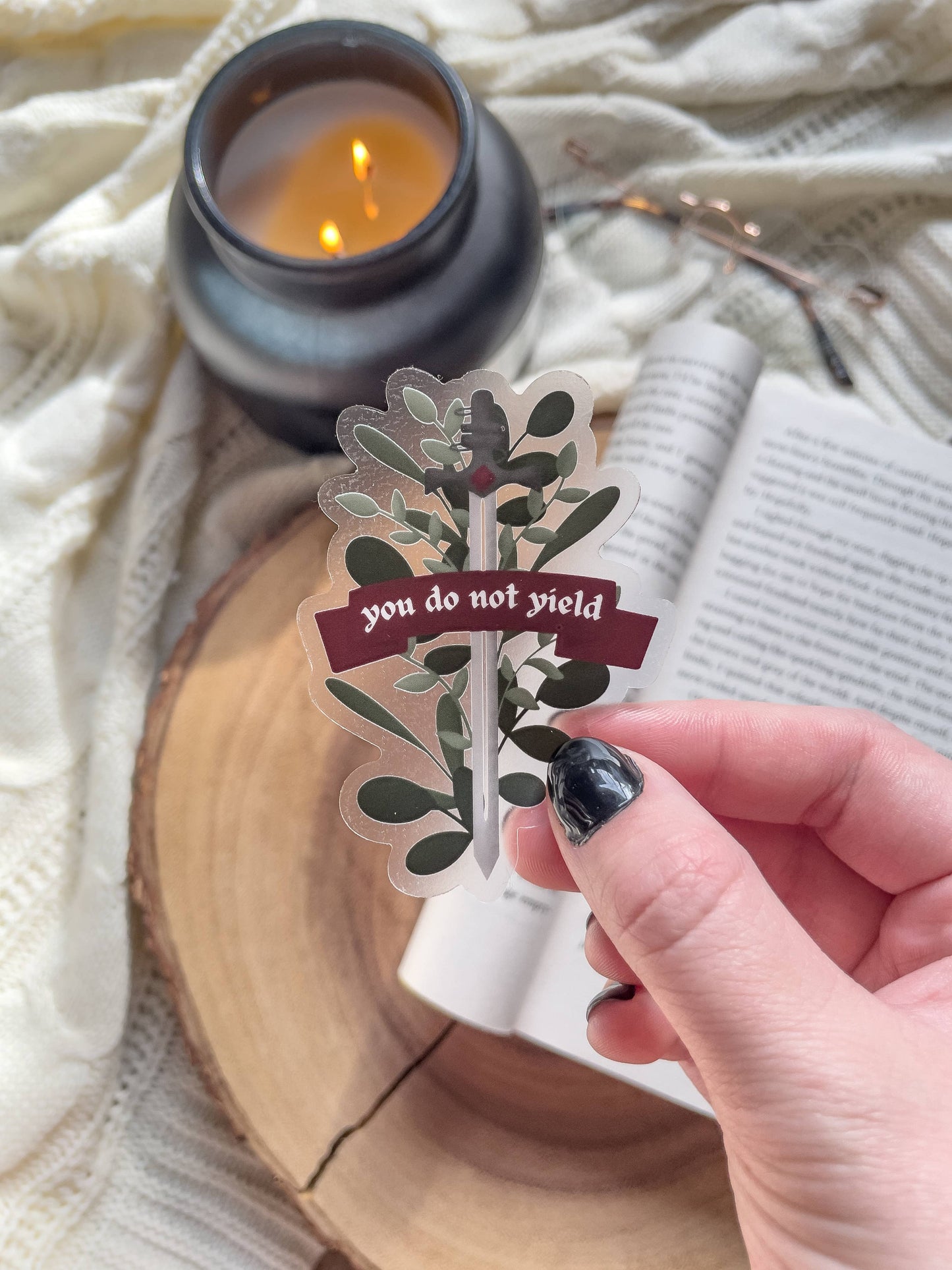 You Do Not Yield Sticker | Throne of Glass