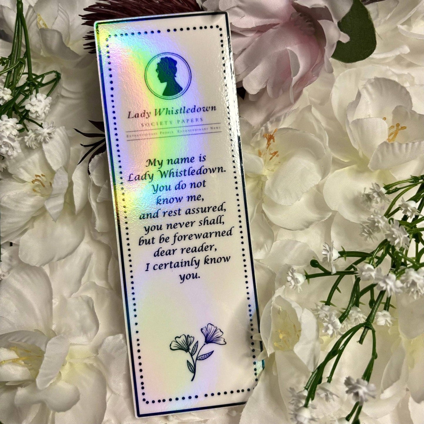 Lady Whistledown Society Papers Cardstock Bookmark Bundle