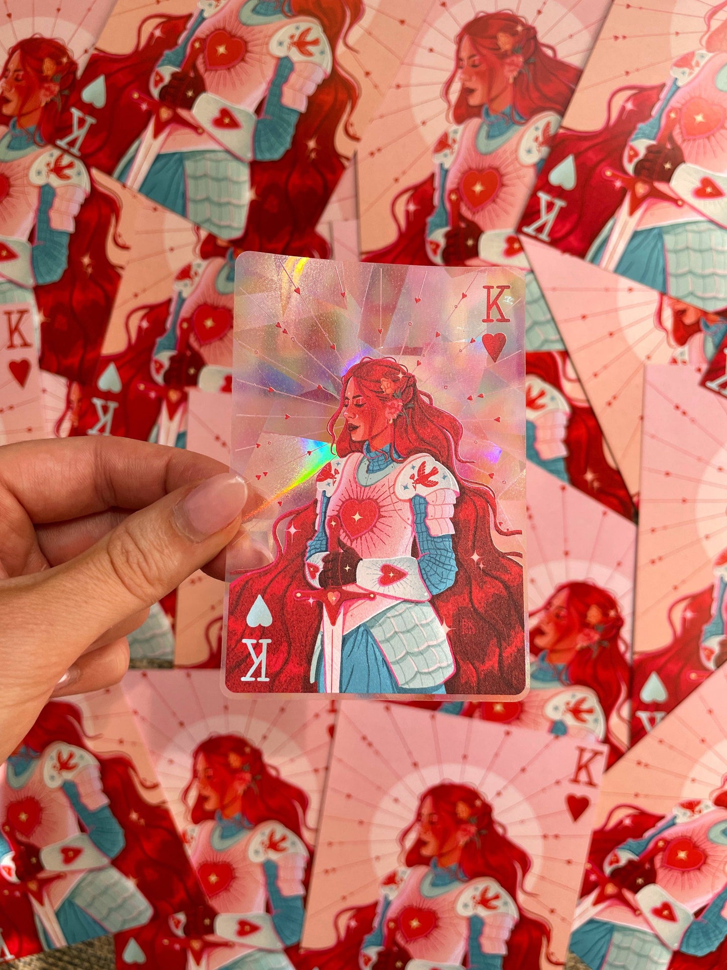 Knight of Hearts Suncatcher