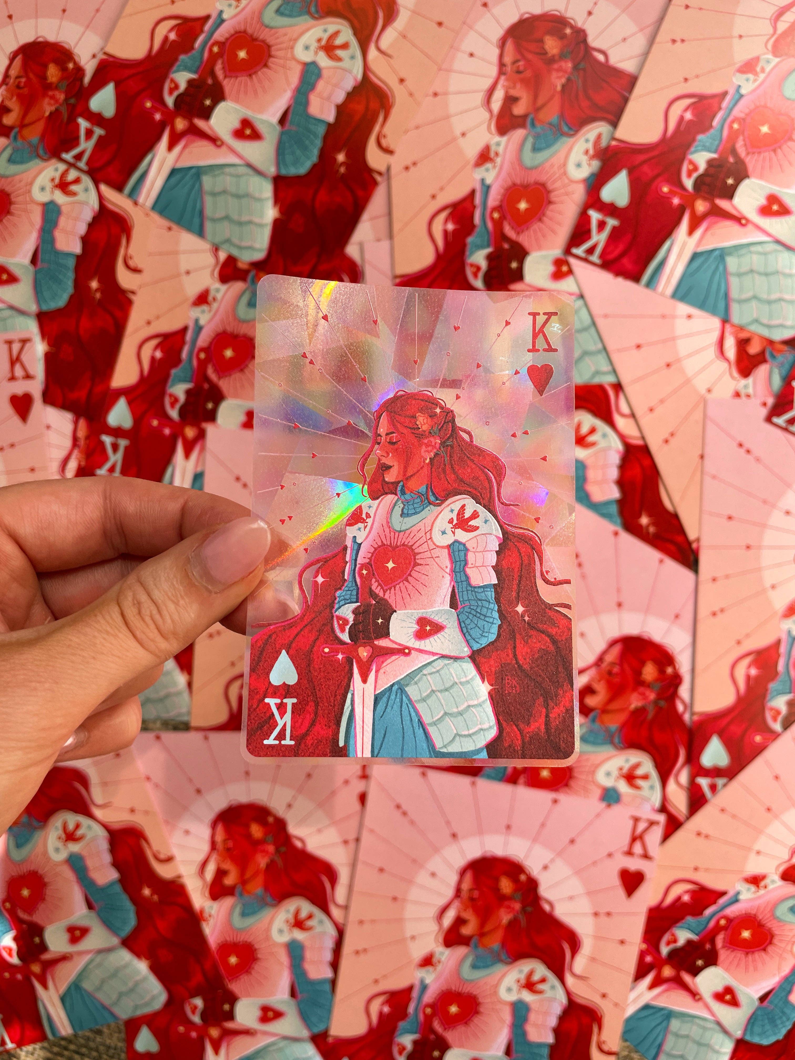 Knight of Hearts Suncatcher
