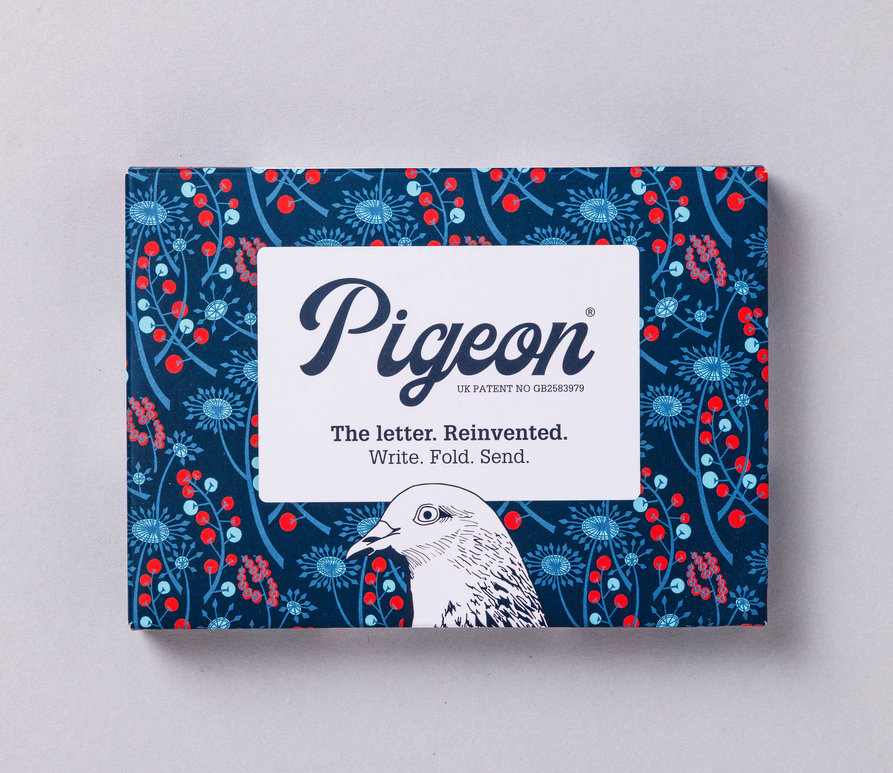 Hedgerow Pigeon, Folding Letter Set – Pack of 6 Letters