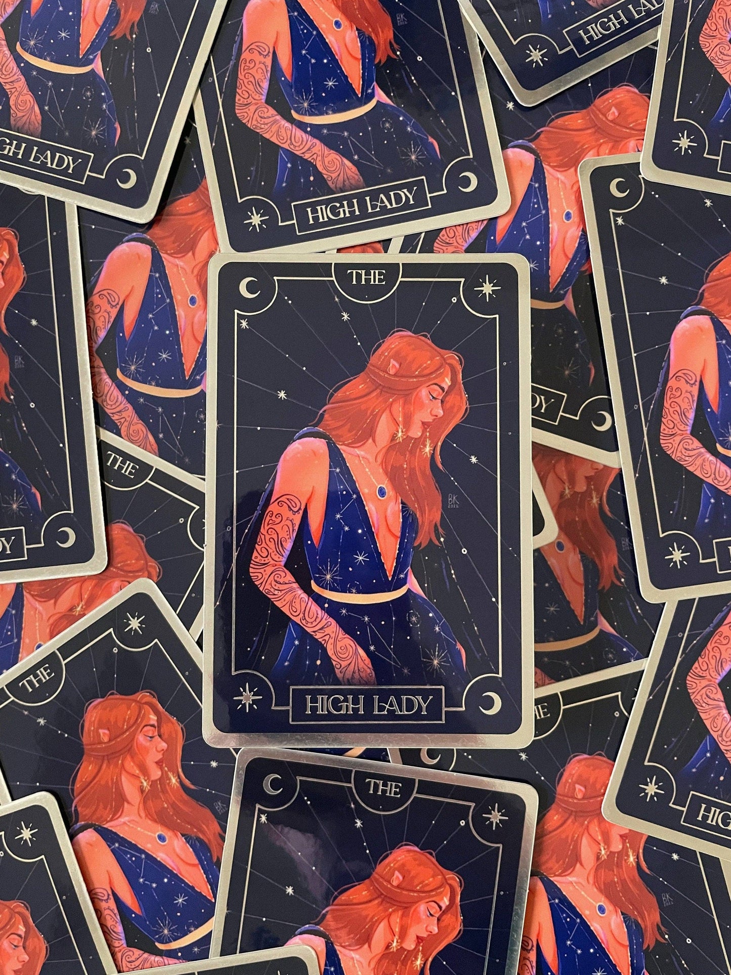 High Lady Feyre Tarot Card Sticker