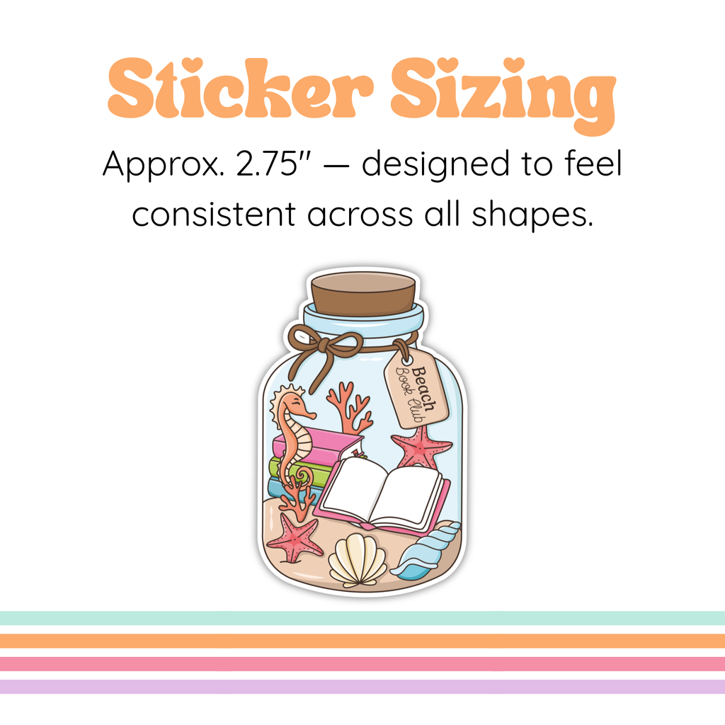 Beach Book Club Sticker | Summer Reader
