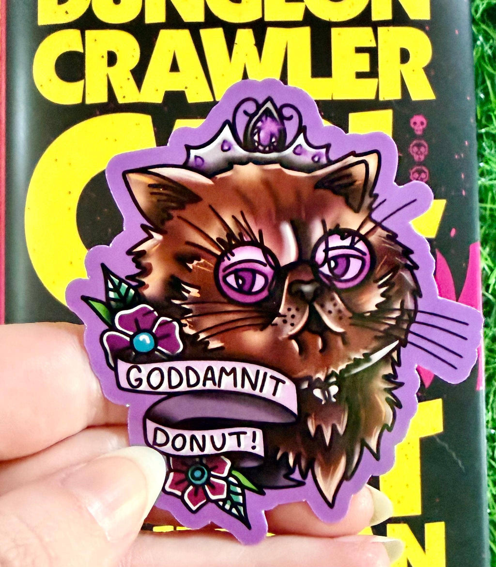 Princess Donut & Dungeon Crawler Carl Vinyl Sticker