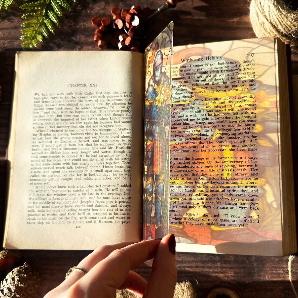 Knight with Bouquet Bookmarks