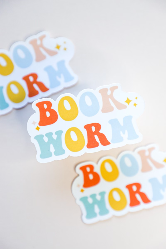 Bookworm Sticker