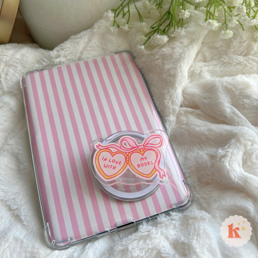 Kindle accessories | bookish kindle grip | kindle case stand