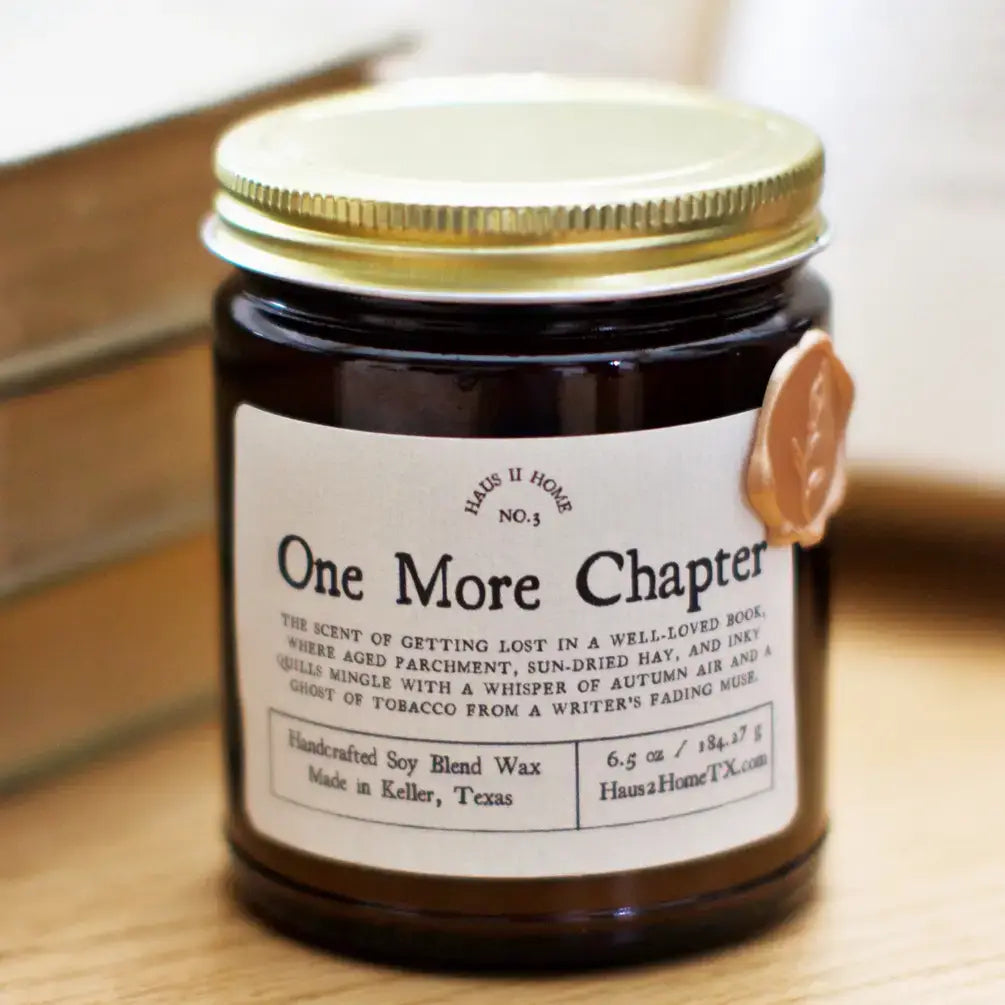 Hand-Poured Candle - One More Chapter