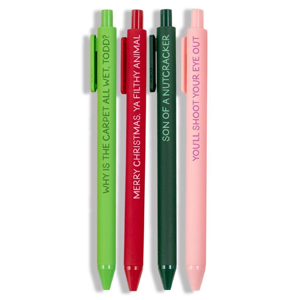Pop Culture Christmas Movie Quotes Pen Set
