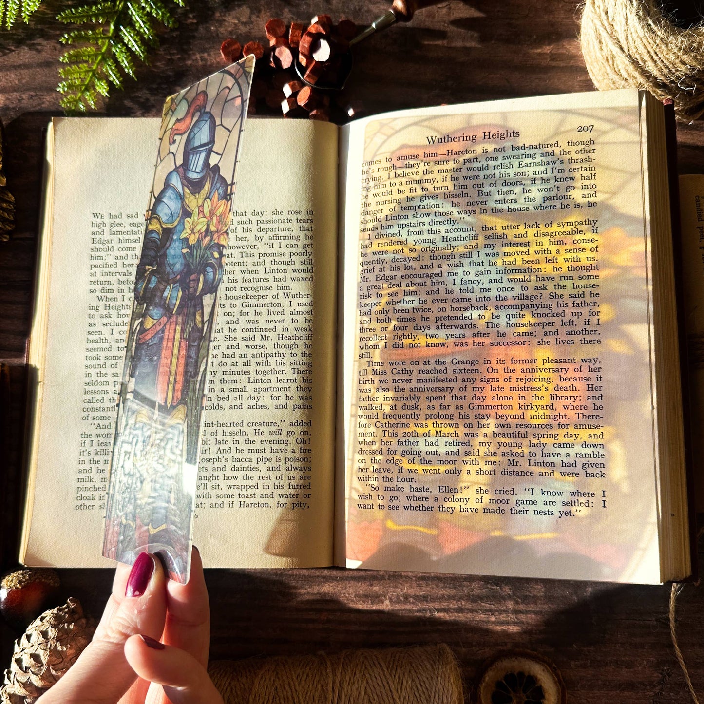 Knight with Bouquet Bookmarks