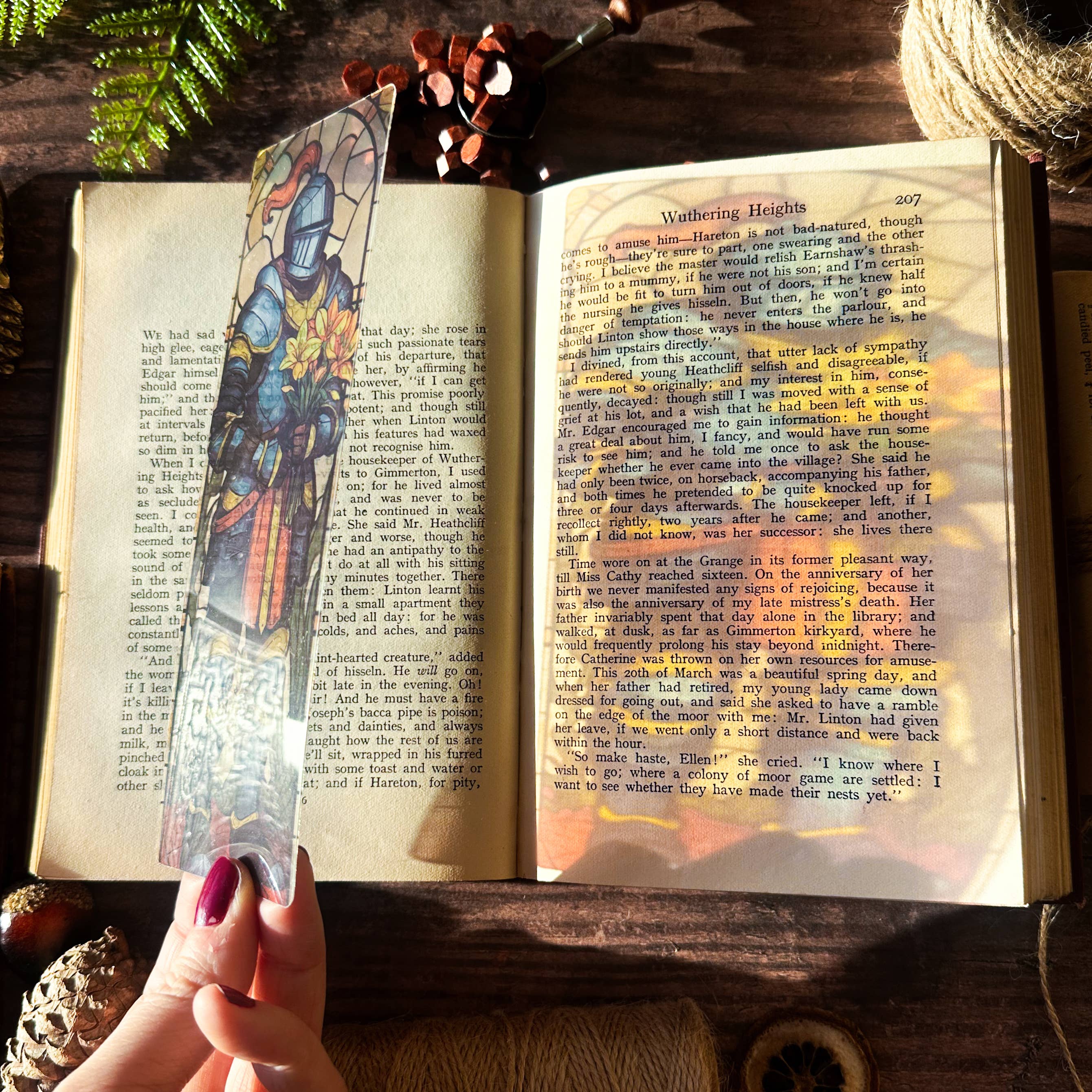 Knight with Bouquet Bookmarks
