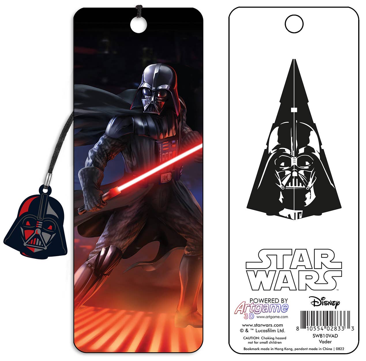 3D Star Wars Bookmark - Vader