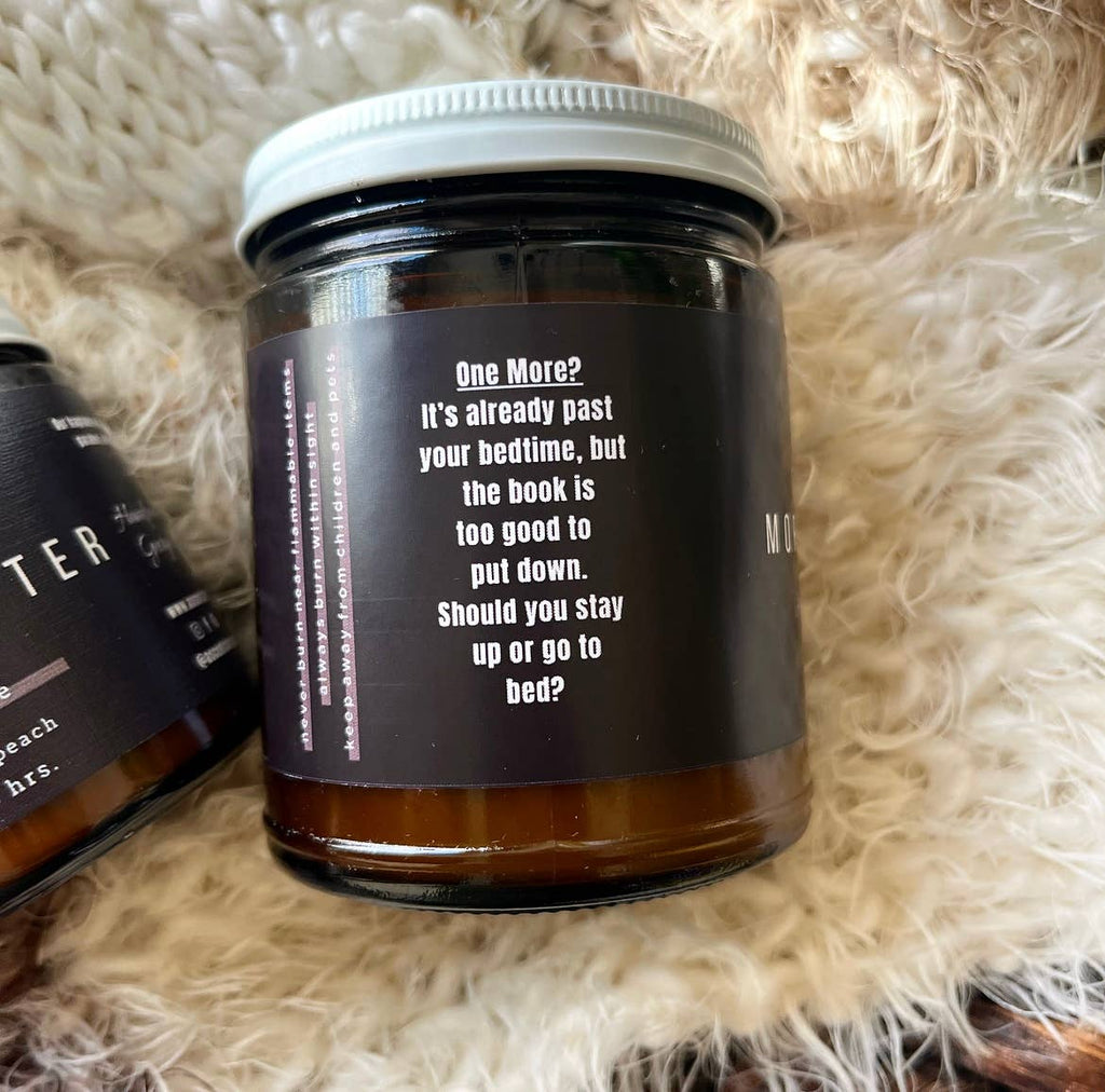 Just One More Chapter -  Bookish Candle | Book Themed Candle