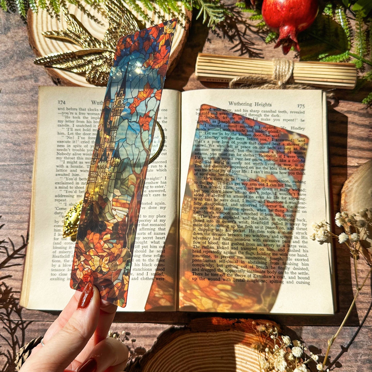 Autumn Court (ACOTAR) Stained Glass Bookmarks