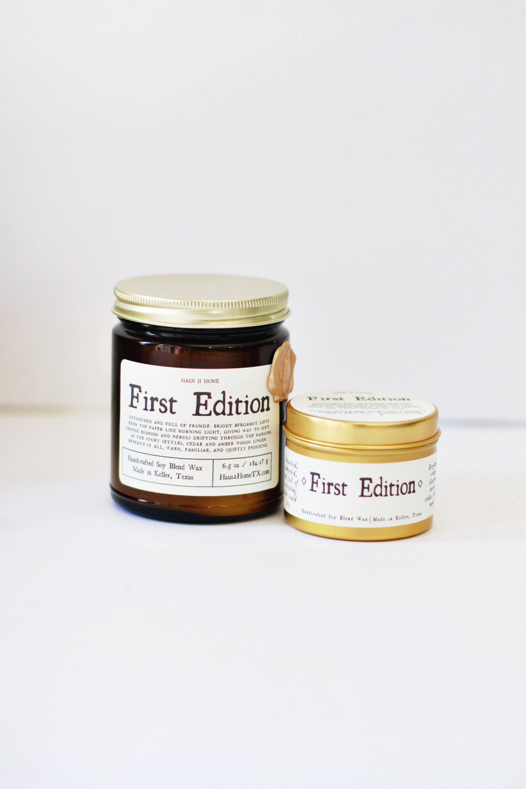 First Edition Candle | Rice Steam, Mimosa & Soft Woods